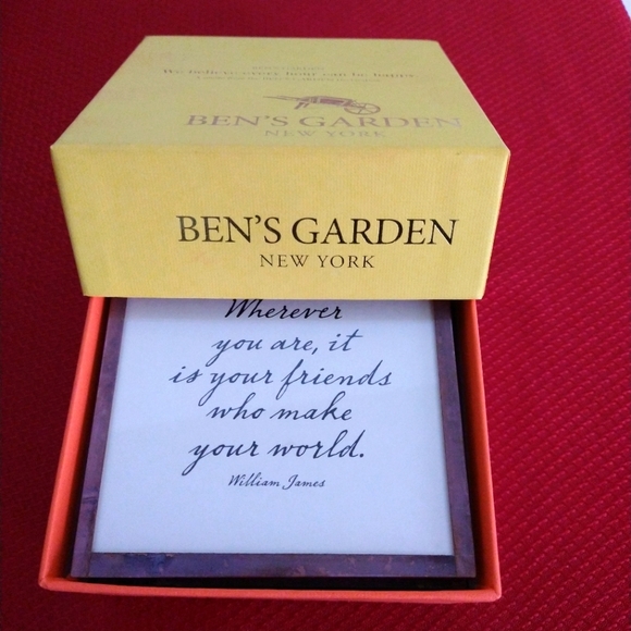 BEN'S GARDEN New York Coasters Set of 4 - Picture 3 of 10